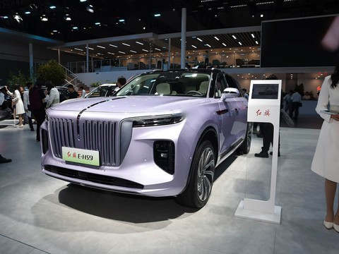 Hongqi E-HS9 — China electric EV for export